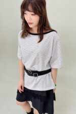 39121 OVERSIZE STRIPED TEE