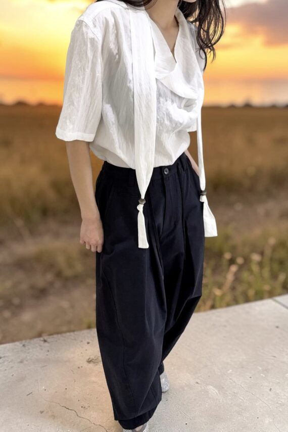 39193 WIDE-LEG SUIT TROUSERS