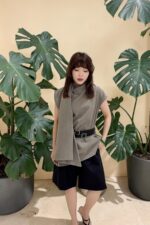 38967 CAPE COWL NECK TOP