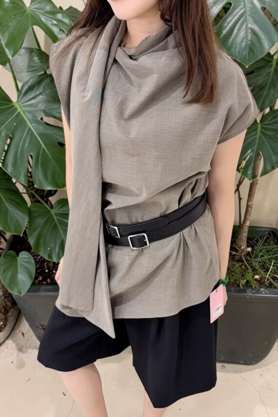 38967 CAPE COWL NECK TOP