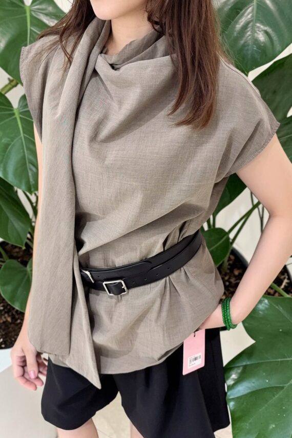 38967 CAPE COWL NECK TOP
