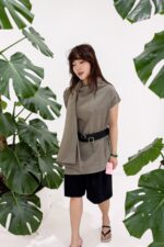 38967 CAPE COWL NECK TOP