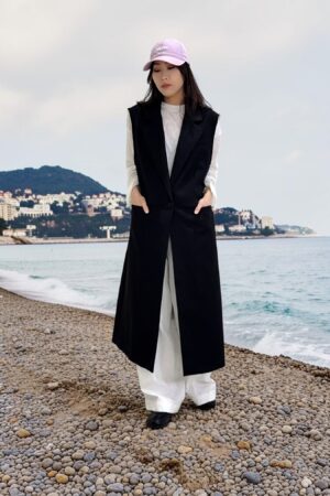 39061 LONGLINE SUIT VEST