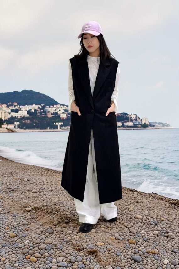 39061 LONGLINE SUIT VEST