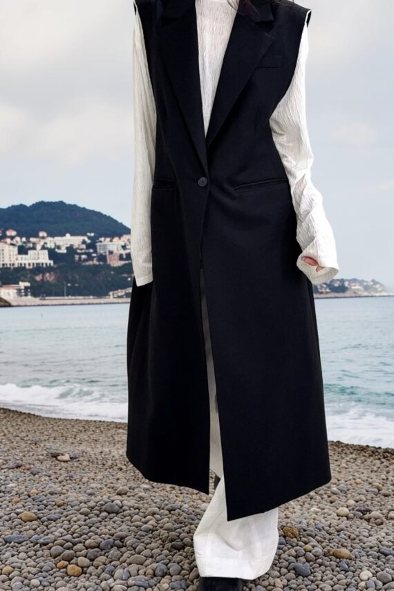 39061 LONGLINE SUIT VEST