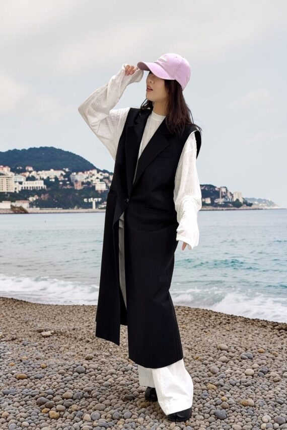 39061 LONGLINE SUIT VEST