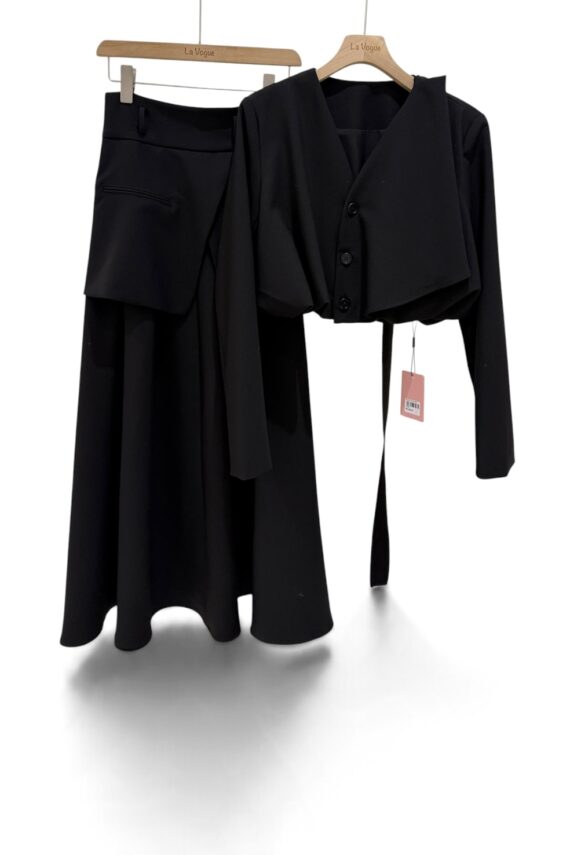 39168 MINIMALIST TAILORED SKIRT SET