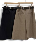 38964 STRAIGHT-CUT MIDI SKIRT