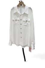 39158 RELAXED-FIT UTILITY SHIRT TOP