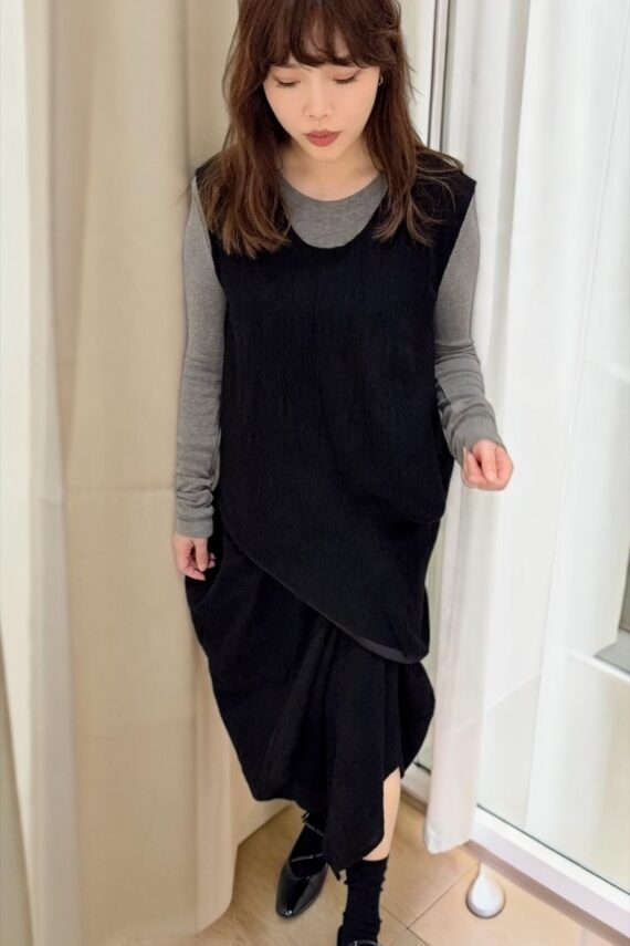 39272 SLEEVELESS TEXTURED TUNIC TOP