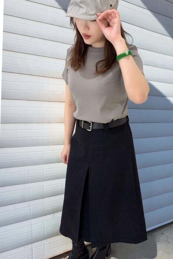 38964 STRAIGHT-CUT MIDI SKIRT
