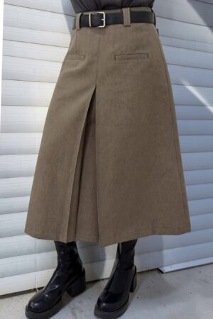 38964 STRAIGHT-CUT MIDI SKIRT