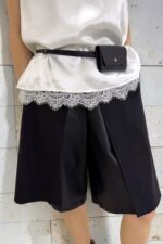 38859 SILKY LACE-TRIM SLEEVELESS TOP