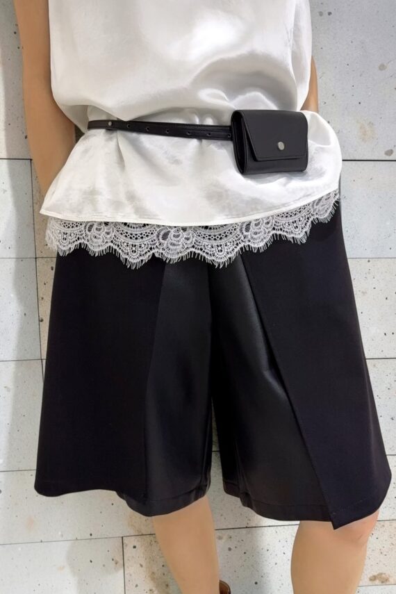 38859 SILKY LACE-TRIM SLEEVELESS TOP