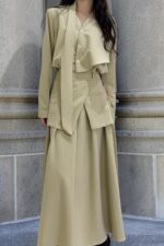 39168 MINIMALIST TAILORED SKIRT SET
