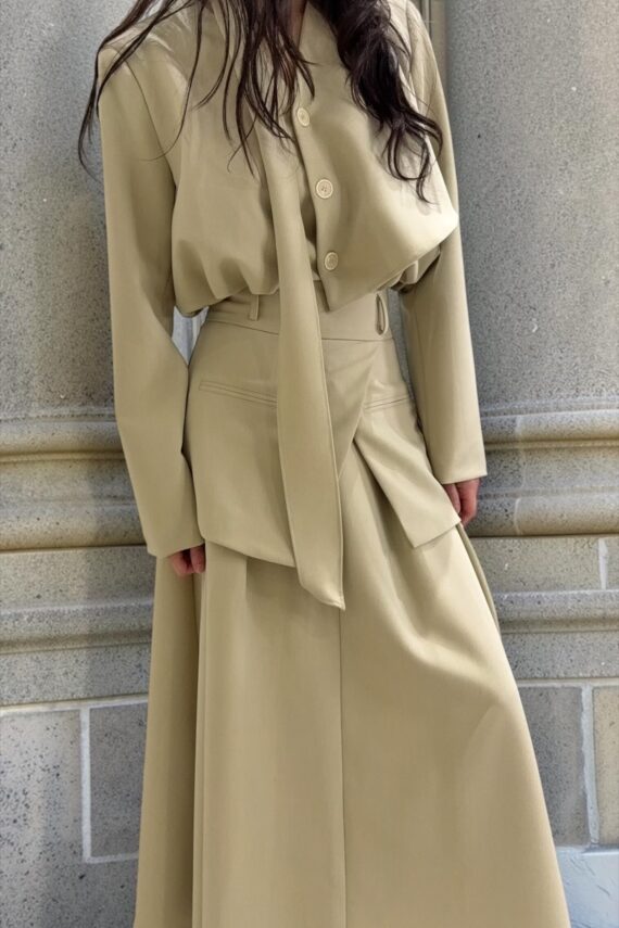 39168 MINIMALIST TAILORED SKIRT SET