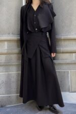 39168 MINIMALIST TAILORED SKIRT SET