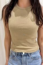 39167 HIGH-STRERCH SLEEVELEES TANK TOP