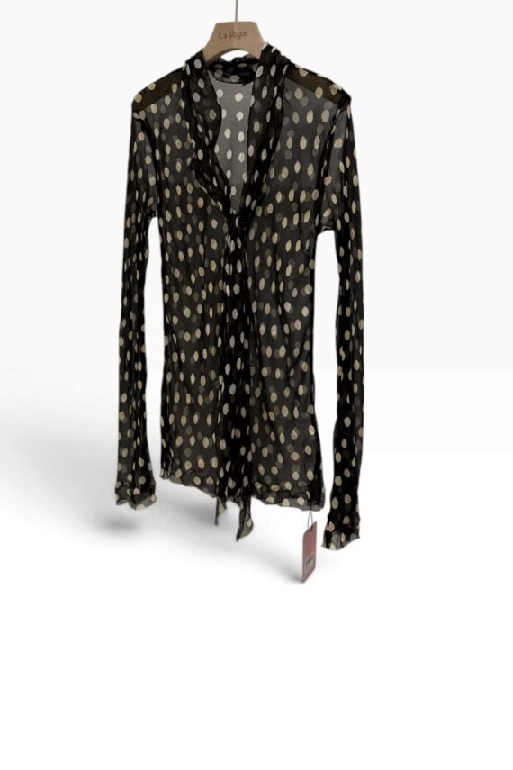 39264 POLKA DOT SHEER TOP
