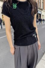 38980 CROCHET KNIT VEST