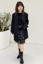 39218 SEQUIN MESH SKIRT
