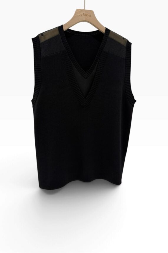 39054 V-NECK KNIT TOP