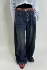 39288 DENIM BARRELO-LEG JEANS