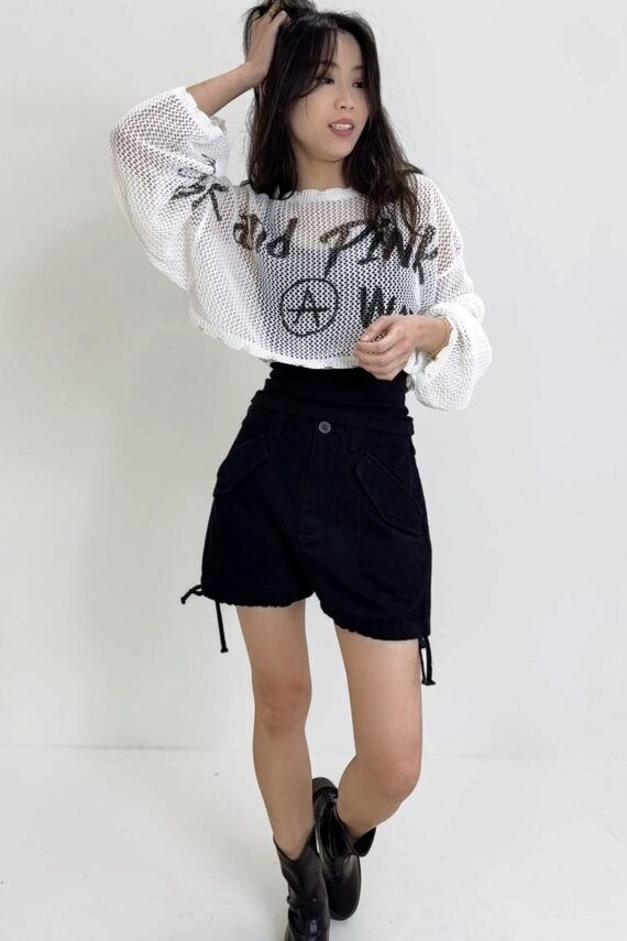 38948 2-PIECE HALTER & KNIT TOP SET