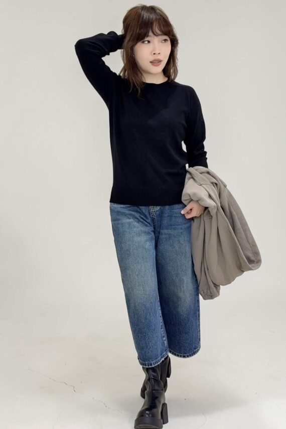 39311 MERINO WOOL LONG-SLEEVE SWEATER