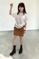 38879 UTILITY KNEE-LENGTH SKIRT
