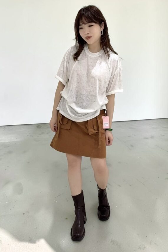 38879 UTILITY KNEE-LENGTH SKIRT