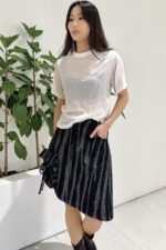 39124 LIGHTWEIGHT RUCHED TOP