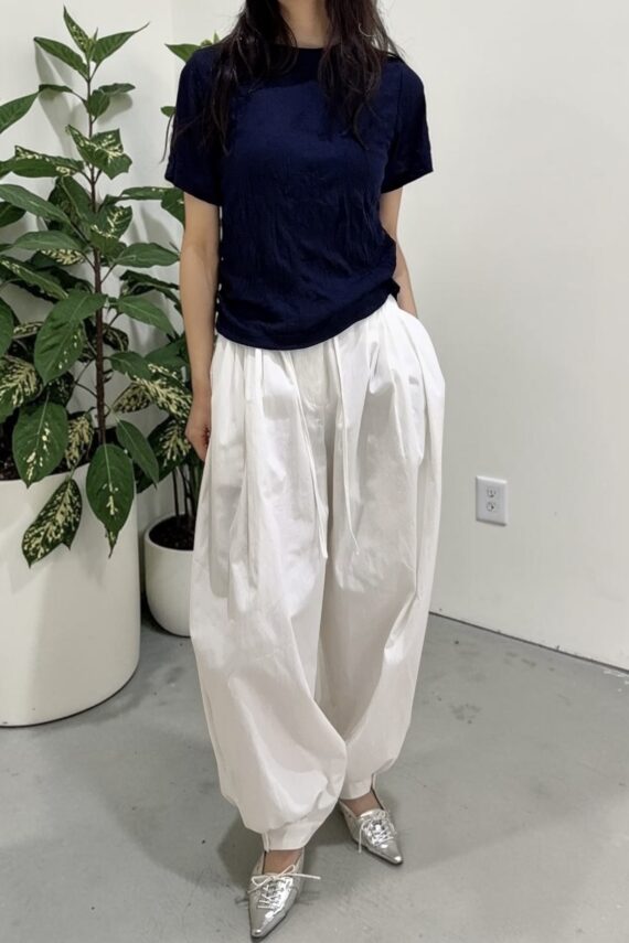 39124 LIGHTWEIGHT RUCHED TOP