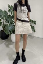 38998 FAUX TEO-PIECE TEE